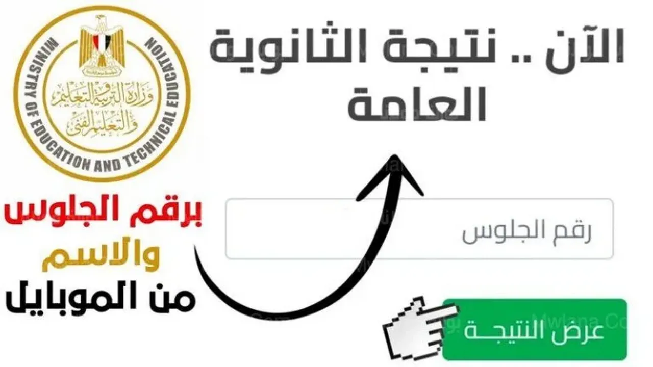 اعرف النتيجة.. نتيجة الثانوية العامة 2024 برقم الجلوس.. الموقع الرسمي